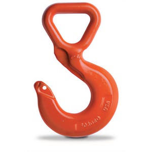 CM® M8407 Flat Eye Rigging Hook without Latch, Design Factor 5:1, 5 lb Working Load Limit