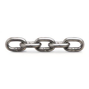 CM® 678345 High Test Chain, Grade 43, Full Drum, Hot Dipped Galvanized Finish, 9,200 lb Working Load Limit, 1/2 in