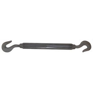 CM® 0504HH Hook/Hook Turnbuckle, 700 lb Working Load Limit, 5/16 in Thread, 4.5 in Take Up