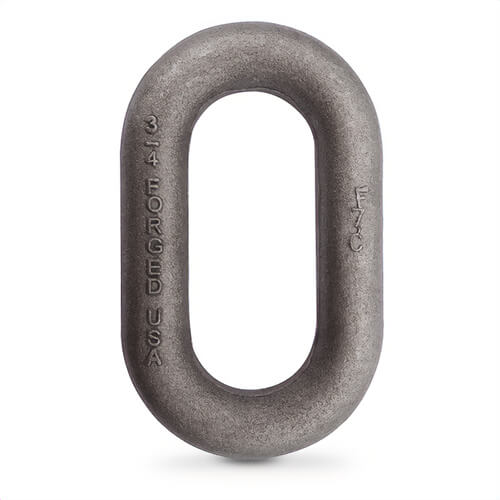 CM® 37111 Keeper Link, Self Colored Finish, 14,000 lb Working Load Limit, 3/4 in x 1.5 in x 3.5 in