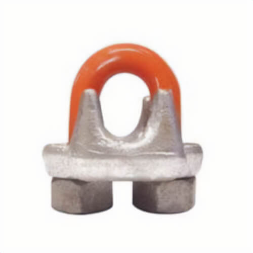 CM® M245 Wire Rope Clip, 3/16 in dia, Forged Steel, 2 Clips, 3-3/4 in Rope Turn Back