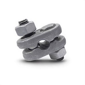CM® M2550 Mid Grip Wire Rope Clip, 7/16 to 1/2 in, Steel, 2 Clips, 6-1/2 to 11 in Rope Turn Back