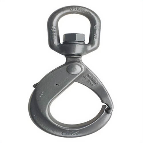 CM® M676010 Bushing Swivel High Capacity Latchlok® Hook, 8,800 lb Load, 3/8 in Trade