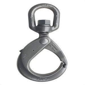 CM® M676010 Bushing Swivel High Capacity Latchlok® Hook, 8,800 lb Load, 3/8 in Trade