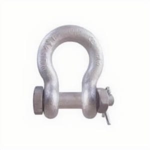CM® M851G Super Strong Anchor Shackle, 4.5 ton Load, 5/8 in, 3/4 in dia Bolt/Nut/Cotter Pin, Galvanized