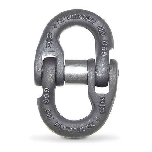 CM® R664021-2 Hammerlok® Coupling Link Load Pin Kit, Herc-Alloy® 800, 7/32 in Trade, 2100 lb Load, Drop Forged Alloy Steel