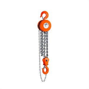 CM® 2234A Series 622 Hand Chain Hoist, Double Reeved, 86 lb, 23.62 in Headroom, 20 ft Standard Lift, 5 ton