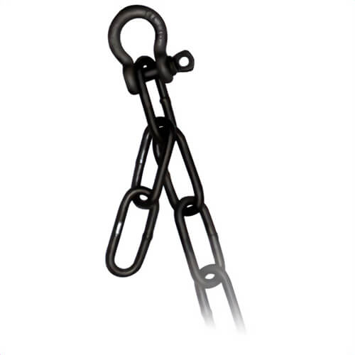 CM® 695587 S.T.A.C. Theatrical Alloy Chain Sets, Black Finish, Design Factor 4:1, 1/2 in Chain