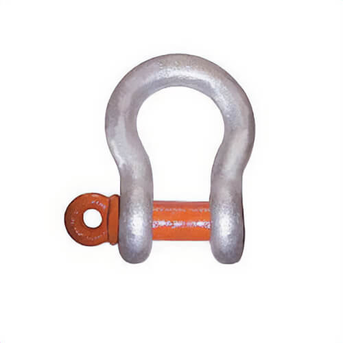 CM® M658G Super Strong Anchor Shackle, 35 ton Load, 2 in, 2-1/4 in dia Screw Pin, Galvanized