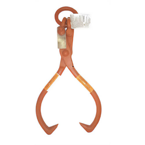 CM® 40458 Dixie Industries Timber Lifting Tong Alloy, 1/4 in Material, 32 in Opening, 14 in Close, 7/8 in Ring