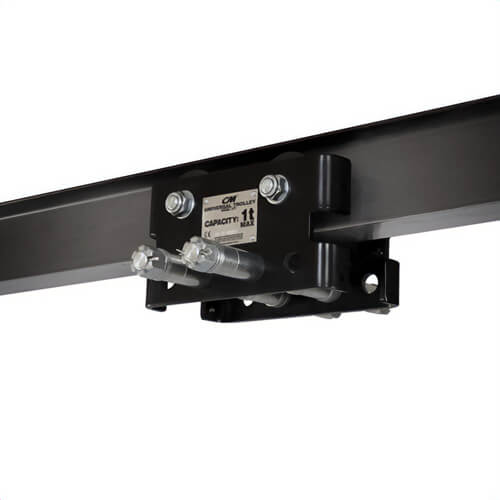 CM® UT3H Universal Plain Trolley with Clevis for Hook-Mounted Hoist, Corrosion Resistant, 3 ton