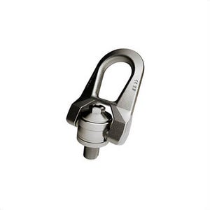 Codipro SS.DSR U 078 Stainless Steel Double Swivel Lifting, 7/8 in-9 UNC, 90 ft-lb Torque, 5,100 lb Working Load Limit