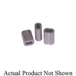 Continental 5004-12 Oval Sleeve, 3/8 in, Aluminum, Use with Cable