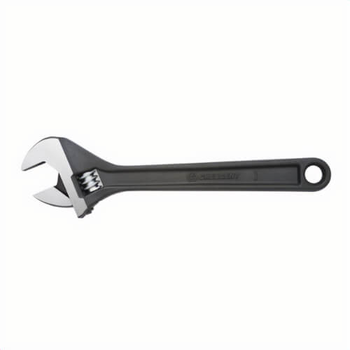 Crescent® AT24VS Adjustable Wrench, 1/2 in, Black Oxide, 4 in OAL, Heat Treated Alloy Steel Body, Heat Treated Alloy Steel