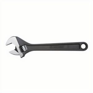 Crescent® AT24VS Adjustable Wrench, 1/2 in, Black Oxide, 4 in OAL, Heat Treated Alloy Steel Body, Heat Treated Alloy Steel