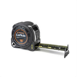 Lufkin® L1116B-02 Shockforce Nite Eye G1 Tape Measure, 16 ft L Blade x 1 3/16 in W Blade