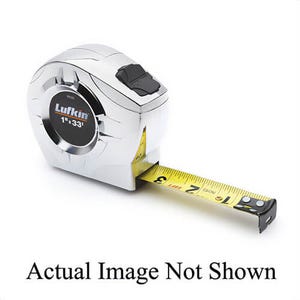 Lufkin® P2212N Tape Measure, Series: P2,000, Imperial, 12 ft Blade Length, 1/2 in Blade Width, Steel Blade