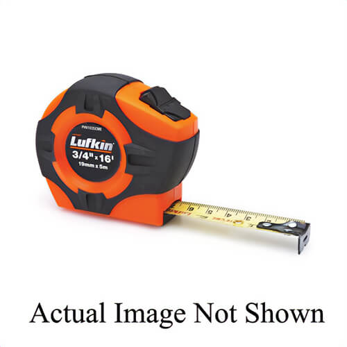 Lufkin® PHV1035CMEN Tape Measure, Series: P1,000, Imperial/Metric, 16 ft Blade Length, 3/4 in Blade Width, Steel Blade