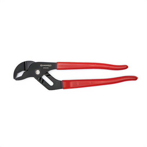 Crescent® RT410CVN Tongue and Groove Plier, 1-13/16 in Nominal, V-Jaw Jaw Style, 1-1/4 in W x 5/8 in Thick Jaw, Alloy Steel Jaw