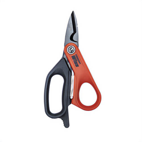 Wiss® CW5T Electrician's Data Shears, 6 in OAL, Glass Filled Nylon Handle