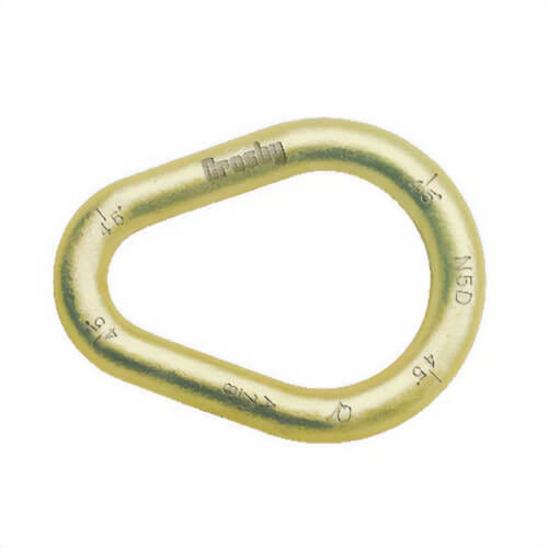 Crosby® 1013604 A-341 Pear Shaped Connecting Link, 7/8 in Trade, 15,000 lb Working Load Limit