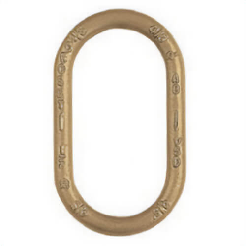 Crosby® 1014422 A-342 Master Link, 2-1/4 in Trade, 143,100 lb Working Load Limit, Grade 100 Alloy Steel, Oblong/Oval