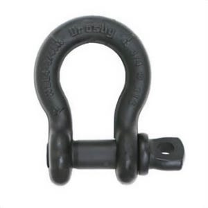 Crosby® 1018724 S-209 Theatrical Shackle, 1.5 ton Load, 7/16 in, 1/2 in Screw Pin, Powder Coated