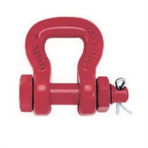 Crosby® 1020529 Sling Saver® S-252 Web Sling Shackle, 20.5 ton Load, 4 in, 1-1/2 in Bolt Pin