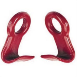 Crosby® 1028248 S-377 Barrel Hook, 1 ton Load, Eyelet Attachment, Forged Carbon Steel