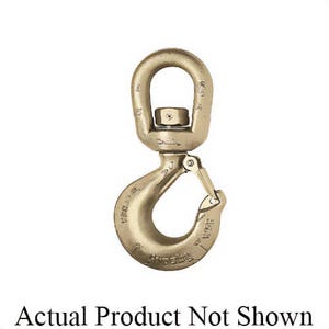 Crosby® 1048898 L-322A Swivel Hook, 31.5 ton Load, 4 in Hook Opening