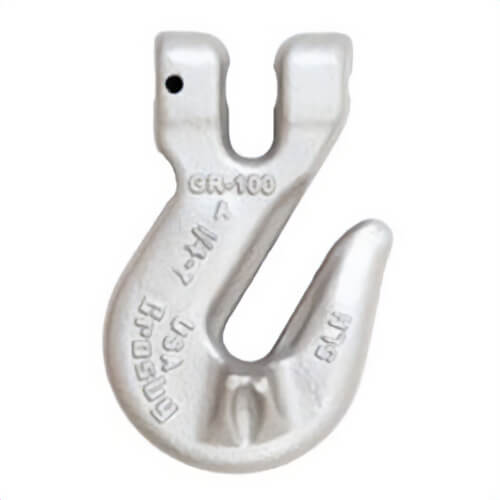 Crosby® 1049435 A-1338 Cradle Grab Hook, 3/8 in Trade, 8800 lb Load, 100 Grade, Clevis Attachment
