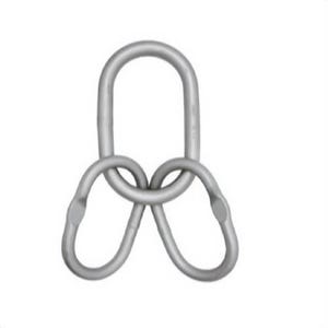 Crosby® 1256953 A-1346 Welded Master Link Assembly, 45 x 7 mm Trade, 38.3 ton Load, Alloy Steel