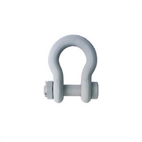 Crosby® 1260577 G-2130CT Cold-Tuff® Shackle, 6.5 ton Load, 7/8 in, 1 in dia Bolt Pin, Zinc Primer