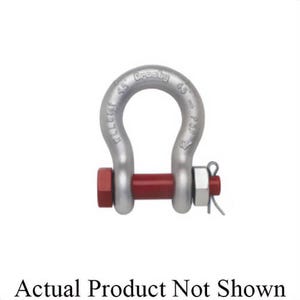 Crosby® 1262031 G-2130OC Anchor Shackle, 6.5 ton Load, 7/8 in, 1.02 in dia Bolt Pin, Hot Dipped Galvanized
