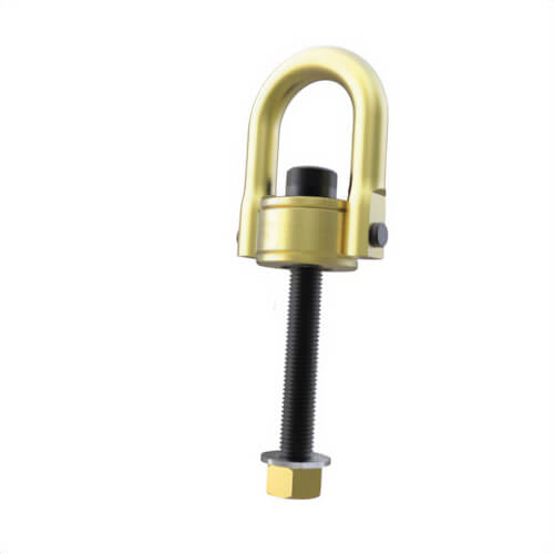 Crosby® 2502404 LBHR-125 Long Bolt Swivel Hoist Ring, 5,000 lb Load, 3/4 in dia Bail, 3/4-10 UNC Thread