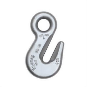Crosby® 1026223 A-1328 Grab Hook, 7/8 in Trade, 20 ton Working Load Limit, Eye Attachment, Grade 100 Forged Alloy Steel
