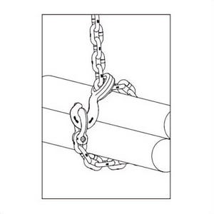 Crosby® 1015222 A-1355 Chain Choker Hook, 1/2 in Trade, 15000 lb Load, 100 Grade