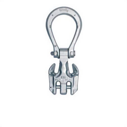 Crosby® Eliminator® 1049877 A-1362 Double Hook, 3/8 in Trade, 17600 lb Load