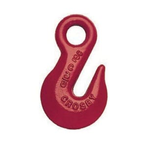 Crosby® 1026464 A-323 Grab Hook, 1/2 in Trade, 12,000 lb Working Load Limit, Eye Attachment, Grade 80 Forged Alloy Steel