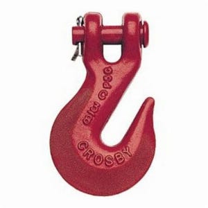 Crosby® 1027365 A-330 Grab Hook, 3/4 in Trade, 24,700 lb Working Load Limit, Clevis Attachment, Grade 80 Forged Alloy Steel