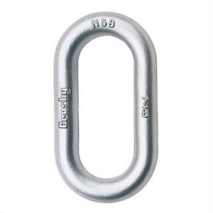 Crosby® 1014093 G-340 Weldless End Link, 1/2 in Trade, 6500 lb Load, Forged Carbon Steel, Galvanized