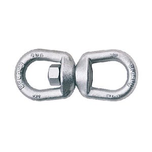 Crosby® 1016215 G-402 Regular Swivel, 45200 lb Load, 1-1/2 in Trade, Forged Steel, 3.88 in, 3.88 in x 4.09 in Eye