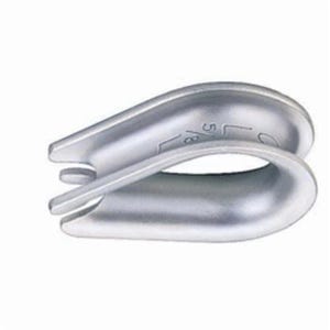 Crosby® 1037416 G-411 Standard Thimble, 7/8 in, Steel, Hot Dipped Galvanized, for use with Wire Rope