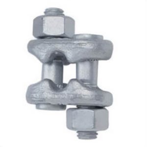 Crosby® 1010532 Fist Grip® G-429 Wire Rope Clip, 7/16 to 1/2 in, Forged Steel, 3 Clips, 11 in Rope Turn Back