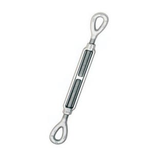 Crosby® 1031519 HG-226 Turnbuckle, Eye/Eye, 7/8 in Thread, 7200 lb Working, 12 in Take Up, 26.2 in L Close, Steel