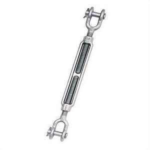 Crosby® 1032554 HG-228 Turnbuckle, Jaw and Jaw, 1/2 in Thread, 2200 lb Working, 6 in Take Up, 14.14 in L Close, Steel