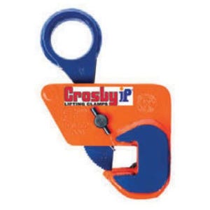 Crosby® 2705461 IPBHZ Horizontal Lifting Clamp, 0.75 ton Load, 1 in Jaw, 5.12 in OAW, Welded Alloy Steel