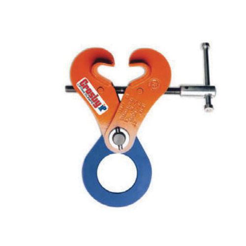 Crosby® 2700997 IPTK Lifting Clamp with Hoisting Eye, 3 ton Load, 2.95 to 7.48 in Jaw, Welded Alloy Steel