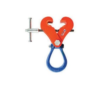 Crosby® 2707997 IPTKU Lifting Clamp with Hinged Hoisting Eye, 3 ton Load, 3 to 7-1/2 in Jaw, Welded Alloy Steel