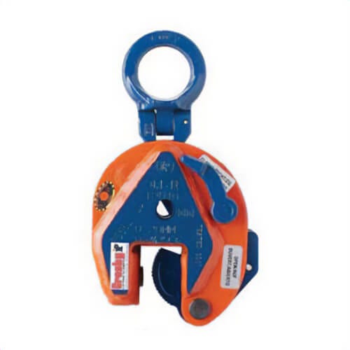 Crosby® 2701663 IPU10 Universal Vertical Lifting Clamp, 1 ton Load, 3/4 in Jaw, 5 in OAW, Welded Alloy Steel